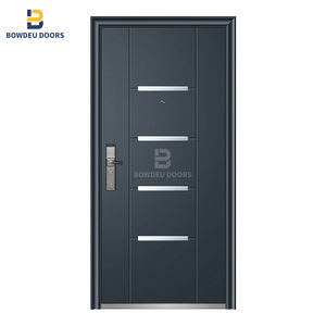 أبواب أمان فولاذية جديدة التصميم بأسعار منخفضة للشقق، أبواب مدخل أمامية آمنة، أبواب فولاذية للحماية - Product Image 4