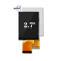 شاشة LCD صغيرة جدًا من Polcd مقاس 2.7 بوصة، طراز ILI8191، RGB 8 بت، 6 0'CLOCK، دقة 960x240، وحدة شاشة LCD RGB