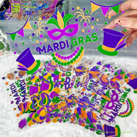 Goode Custom 16oz UV DTF pour gobelets en verre, tasses à café et enveloppes de tasses, motifs de dessins animés imperméables, transferts gaufrés 3D, thème Carnaval Chrétien