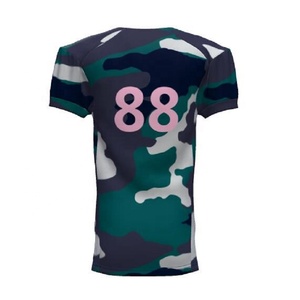 Tonton de Polyester de vêtements de Sport De Sublimation Personnalisé Camo Maillot De Football Américain - Product Image 3