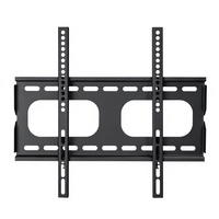 Braket Dinding TV Logam Hitam Vesa 400x400 untuk TV Layar Datar