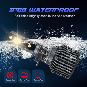 Siêu rẻ R12 H4 <span class=keywords><strong>Led</strong></span> Đèn Pha 6000K/4300K/3000K 30 Wát 4000lm H7 <span class=keywords><strong>Led</strong></span> Đèn Pha Ô Tô hệ thống chiếu sáng cho xe phổ thông - Product Image 5