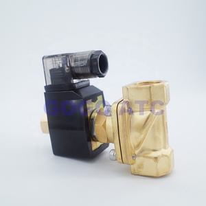 GOGOATC GOGO Electrovannes 2 voies en laiton normalement ouvertes pour l'eau Prix <span class=keywords><strong>pas</strong></span> <span class=keywords><strong>cher</strong></span> 12 Volt 1 1/2 Inch Orifice 35mm zéro pression Démarrage - Product Image 5