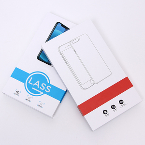 Box Tempered Glass Temper Glass Box Custom LOGO Phone Case Packaging Box For Tempered Glass Screen Protector Phone Case