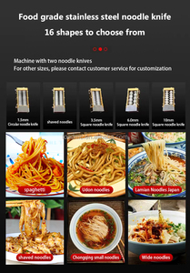 Máquina de Fideos Eléctrica de Gran Capacidad para Uso en Restaurantes, Producción Automática de Acero Inoxidable, Estilo Italiano, Japonés y <span class=keywords><strong>Lamian</strong></span> - Product Image 6