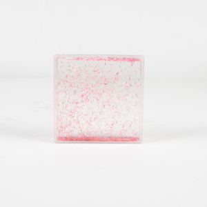 Magnifique décoration d'intérieur, <span class=keywords><strong>cadre</strong></span> photo en acrylique liquide <span class=keywords><strong>rose</strong></span> scintillant carré de 4x4 pouces, <span class=keywords><strong>cadre</strong></span> photo pour fille - Product Image 3