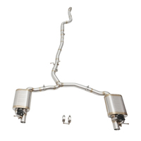 Système d'échappement Catback SDO T304 pour Mercedes-Benz C300 W205 2.0T 2015-2021, silencieux doubles, échappements performants avec soupape