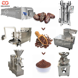 Automatic Cocoa Nib Mass Production <b>Line</b> and Powder Producing Plant Cocoa Bean <b>Processing</b> Machine - Product Image 3