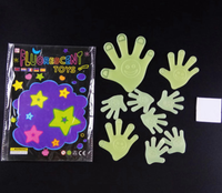 Autocollants muraux fluorescents 3D étoiles et lune haute luminosité, phosphorescents dans le noir, pour chambre d'enfant, décoration DIY