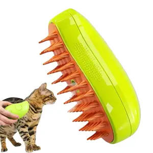 3 in 1 cat steam brush removal grooming comb spray water dogs and cats pet electric cat steam brush for Removing Hair