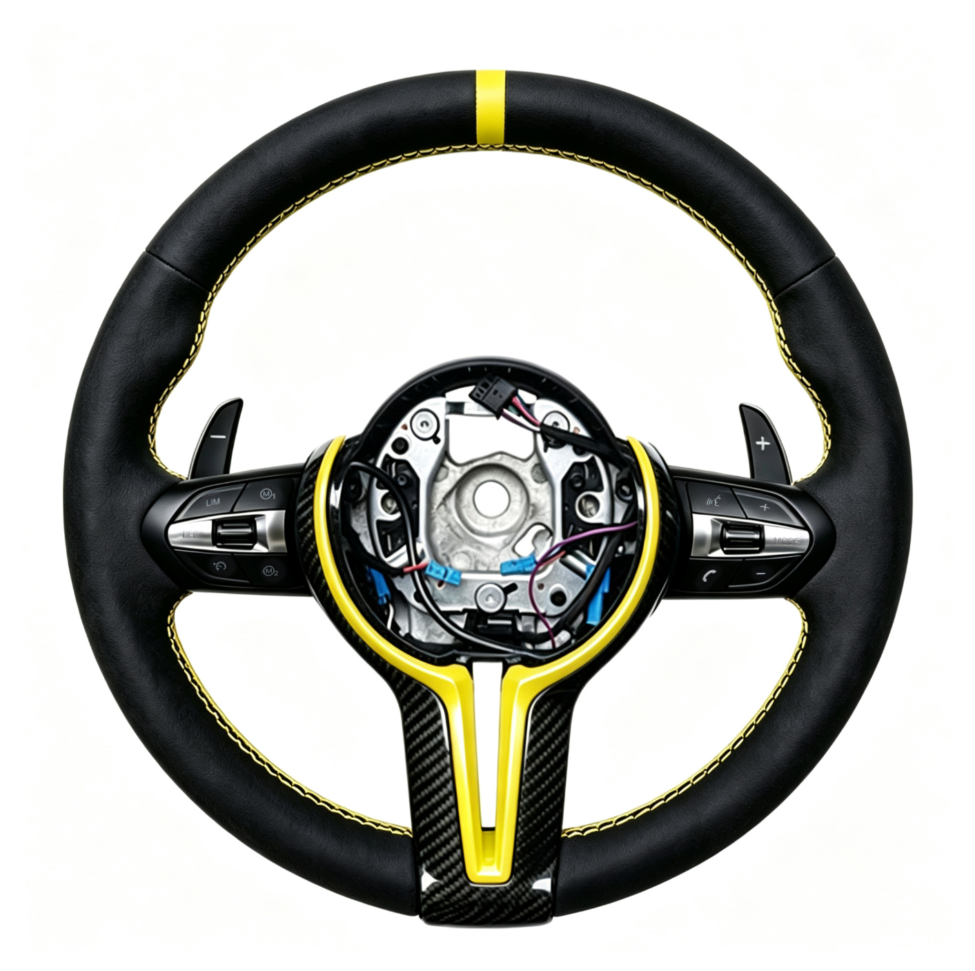 Yellow+Carbon Fiber Frame+Paddle