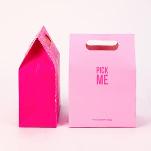 Bolsa <span class=keywords><strong>de</strong></span> Embalaje <span class=keywords><strong>de</strong></span> Cartón Rosa con su Propio Logotipo para Venta al por Menor <span class=keywords><strong>de</strong></span> Joyería, Artículos <span class=keywords><strong>de</strong></span> Boda <span class=keywords><strong>de</strong></span> Lujo y Pequeños Regalos Exquisitos. - Product Image 4