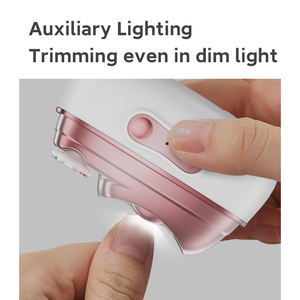 Multi Functional Smart USB Electric <b>Nail</b> Clipper & <b>Grinder</b> Painless Automatic Manicure Trimmer with LED Light - Product Image 2