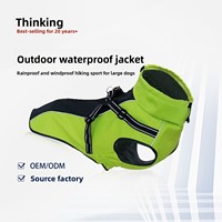 Harnais pour chien d'extérieur hiver intégré en velours imperméable coupe-vent chaud – Vente en gros