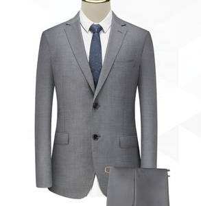 Trajes de Negocios Hechos <span class=keywords><strong>a</strong></span> Mano para Hombre, Hechos <span class=keywords><strong>a</strong></span> <span class=keywords><strong>Medida</strong></span>, Corte Entallado, Transpirables, Cuello en V, Dos Botones, Cierre de Cremallera, Tejido - Product Image 3