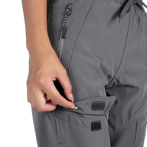 Usine de vêtements Femmes Sport <span class=keywords><strong>Randonnée</strong></span> Cargo Jogging Pantalon Entraînement en plein air Séchage rapide UPF 50 + Pantalon avec poches zippées - Product Image 6