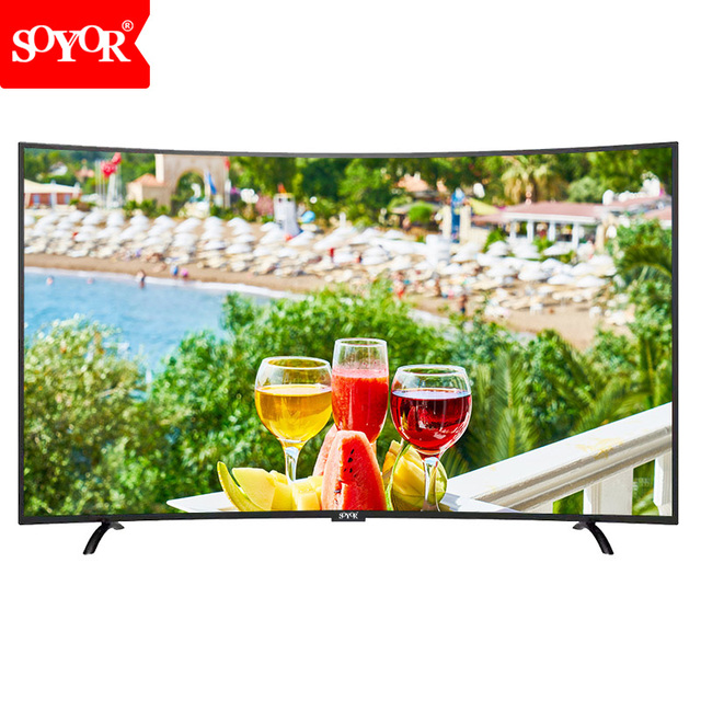 Front Double Glass 85inch Smart TV High Quality 85 Inch Slim 4K Ultra Full HD LED TV Television