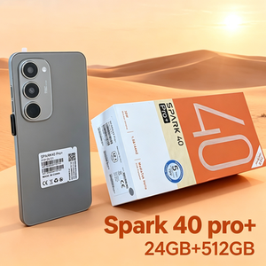 Spark 40 Pro+8GB+258GB con ultra larga duración de batería, pantalla grande de 7.3 pulgadas de alta calidad, modelo global, desbloqueo facial y por huella dactilar - Product Image 1
