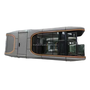 China Customized Mobile capsule hotel Portable Prefab Office Building capsule tiny house for living