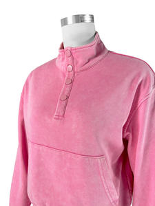 Set di pantaloni da donna invernali di alta qualità Set di pantaloni con cerniera in maglia da donna - Product Image 3