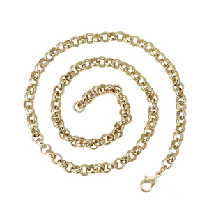 45969 Xuping gioielli di <span class=keywords><strong>moda</strong></span> 2019 ultimo disegno dei monili, 14K placcatura in oro degli uomini della collana della catena - Product Image 1