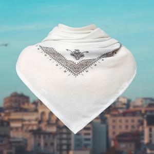 Nouveau foulard carré pour hommes, style arabe, Dubaï, Arabie Saoudite, vente en gros, foulard ethnique du Moyen-Orient, respirant, en jersey - Product Image 4