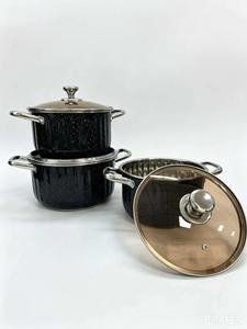Yolecen – Lot <span class=keywords><strong>de</strong></span> 6 casseroles à double poignée pour bouillons et soupes, ustensiles <span class=keywords><strong>de</strong></span> <span class=keywords><strong>cuisine</strong></span> polyvalents pour soupes, nouilles et hot <span class=keywords><strong>pot</strong></span>, idéal pour la <span class=keywords><strong>cuisine</strong></span> domestique et la vente en gros - Product Image 3