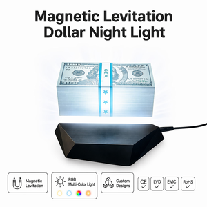 Lampe à lévitation magnétique en plastique Dollar US en stock, thème <span class=keywords><strong>GTA</strong></span> V, jouet décoratif de bureau, lumière d'ambiance Grand Theft <span class=keywords><strong>Auto</strong></span> Style - Product Image 1