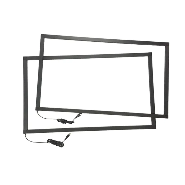 Baixo preço 43/46/50/55/65/75/86 Polegada 20/40 ponto sobreposição kit para o painel LCD quiosque USB driver-free touch screen IR touch frame