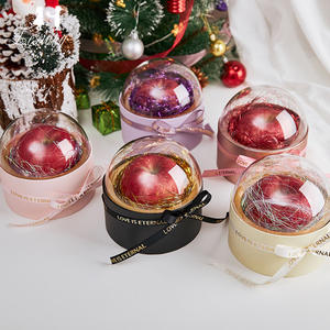 Zexiang Christmas Eve Fruit Transparent Box Christmas Acrylic Gift Box for <strong>apple</strong> <strong>Candy</strong> - Product Image 4