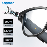 Nouvelles Lunettes Intelligentes IA 2026 avec Caméra 800W Pixels, Anti-tremblement, Contrôle Tactile + Boutons, Chargement Magnétique, Traduction en Temps Réel