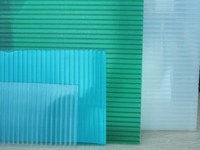 Mur jumeau personnalisable 10mm-16mm Multiwall Polycarbonate Publicité Feuilles de plastique 4mm-20mm Sculpture Soleil PC Feuilles gaufrées