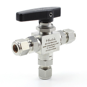 Max. Robinet à bille série BV1 Max. en acier inoxydable 316, 2 voies, 3 voies et à angle, résistant jusqu'à 6000 PSI (413 bars), pour débit varié. Le travail est en marche - Product Image 4