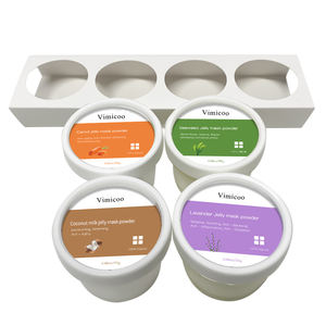 Private Label SPA Peel Off Vegan nutriente acido ialuronico idratazione Peptide maschera per il viso gelatina maschera per il viso Set di polvere - Product Image 1