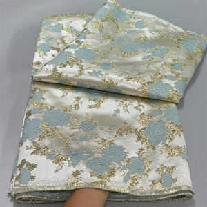 قماش دانتيل بروكيد جديد مع تطريز، أقمشة دانتيل جاكار أفريقية لفساتين الزفاف، دانتيل تول نيجيري - Product Image 2