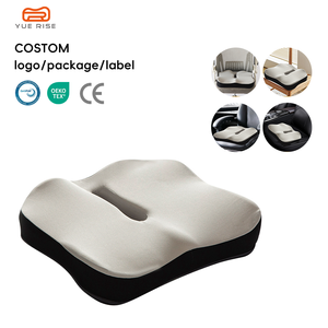 Coussin orthopédique YUE RISE en mousse à mémoire de forme premium avec trou central pour le soulagement du coccyx et de la sciatique, idéal pour le soutien post-chirurgical et pendant la grossesse - Product Image 1