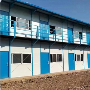 <span class=keywords><strong>Maison</strong></span> préfabriquée modulaire de type <span class=keywords><strong>K</strong></span> pour camp de travail, dortoir temporaire, bureau en structure métallique à panneaux sandwich - Product Image 2