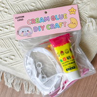 Kit de fournitures artisanales DIY pour mini porte-monnaie en gros, ensemble de colle crème Decoden avec breloques en résine, usine OEM personnalisée pour filles