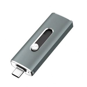 Clé USB OTG 2-en-1 pivotante 8 Go 4 Go 2 Go 128 Go 64 Go 32 Go, double connecteur Type C, clé USB 2.0 - Product Image 4
