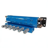 Diviseur de débit hydraulique de sécurité en fonte 2/3/4/6 sorties pour moteur synchrone, répartiteur d'huile haute pression