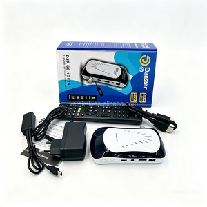 เครื่องรับสัญญาณดาวเทียม DVB-S2 พร้อมเซ็นเซอร์ IR คู่ รับสัญญาณฟรีทีวี รองรับหลายภาษา เล่นผ่าน USB ตัวถอดรหัสสัญญาณทีวีดาวเทียม - Product Image 1
