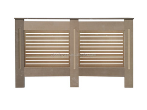 Vente en gros tailles personnalisables couvercle <span class=keywords><strong>de</strong></span> <span class=keywords><strong>radiateur</strong></span> moderne MDF peint grille à lattes étagère supérieure bois moyen - Product Image 3