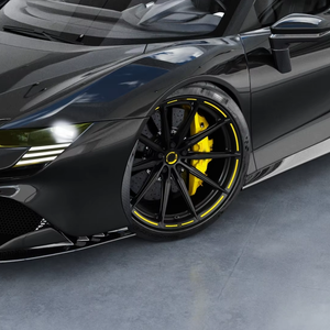 Llanta negra cóncava de rueda de aleación forjada deportiva de lujo personalizada GPW para <span class=keywords><strong>Porsche</strong></span> Lamborghini Ferrari - Product Image 6