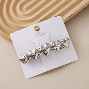 Pinces à <span class=keywords><strong>cheveux</strong></span> originales Offre Spéciale or argent plaqué personnalisé étoile amour pince à <span class=keywords><strong>cheveux</strong></span> <span class=keywords><strong>barrette</strong></span> fabricants de <span class=keywords><strong>cheveux</strong></span> en gros - Product Image 3