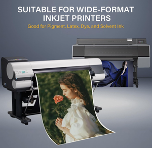 Rouleau de toile imprimable brillante imperméable pour artistes, toile en polyester pour impression jet d'encre, toile pour peinture au diamant - Product Image 6
