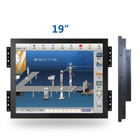Moniteur LCD TFT extérieur haute luminosité 1000nits étanche IP67 anti-déflagrant pour cadre ouvert d'écran intégré marin