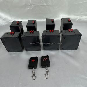 Evento concerto di musica Dj ingresso di coppia sposa Baby Shower scintilla palco al coperto 8 stecche macchina pirotecnica per matrimonio - Product Image 4