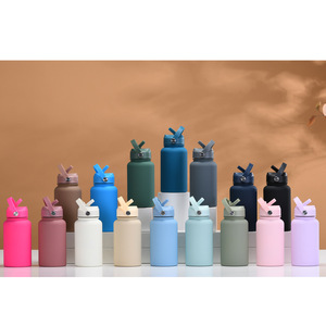 2026 New 650ml Sports <strong>Water</strong> <strong>Bottle</strong> Portable Handle Straw Cup American-Style Wide-Opening Customizable <strong>Carrying</strong> <strong>Strap</strong> - Product Image 2