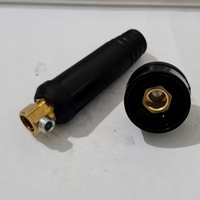 Connecteur de câble de soudage TIG Dinse DKJ10-25, connecteur rapide pour câble, prise et douille noires pour soudeurs de 100A à 250A