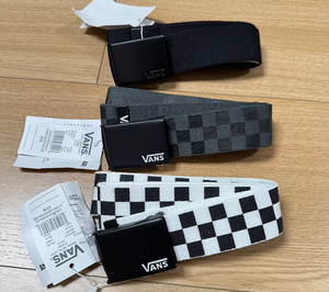 Cintura Unisex Classica in Tela con Stampa a Scacchi Bianco e Nero, Larghezza 4.0cm, 125cm, Fibbia Automatica in Acciaio - Product Image 5